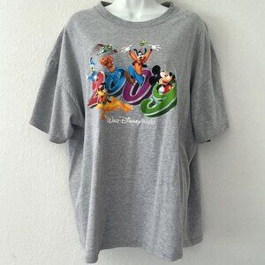 WALT DISNEY WORLD PLUS TEE SHIRT MICKEY MOUSE, GOOFY, PLUTO 2009